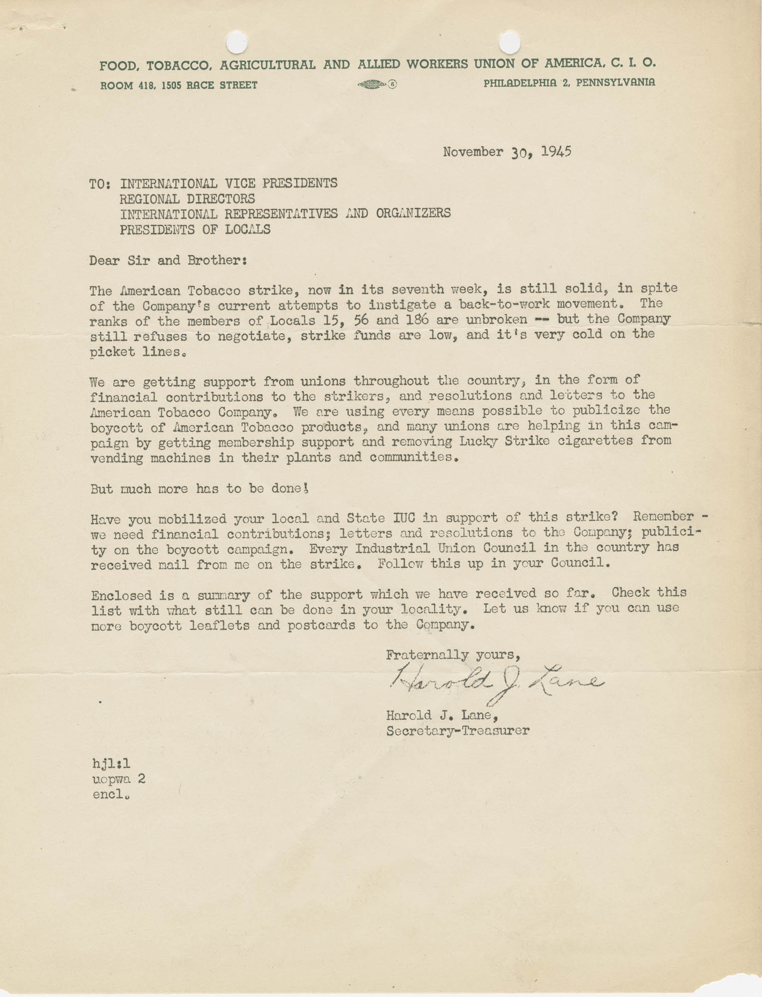 food tobacco agricultural and allied workers Not Words, But Action: Moranda Smith, Local 22, and the Fight to Expand Democracy Agricultural & Allied Unions -