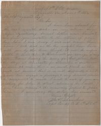 183. John W. Chambers to James B. Heyward -- November 1, 1862