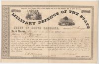 184. Bond (Military Defense) to James B. Heyward for $5,000 -- January 1, 1862