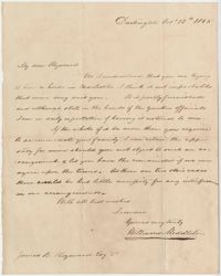 261. Williams Middleton to James B. Heyward -- October 28, 1865