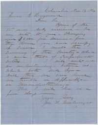 222b. John H. Boatwright to James B. Heyward -- November 14, 1864