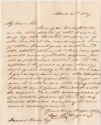 376. James B. Heyward to Daniel Blake Esq. -- April 21, 1857