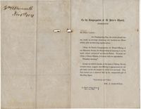 159.  Letter to St. Peter's Church -- November 1, 1851