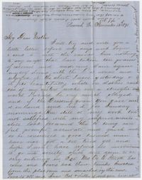 540.  Allard Belin Barnwell to Catherine Osborn Barnwell -- November 28, 1870