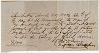 173.  Receipt of funds for China Mission -- March 29, 1853