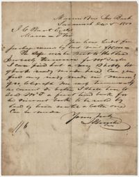 569.  Letter from Unknown to J. C. Plant -- December 5, 1850