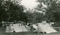 Hampsted Mall, tent village