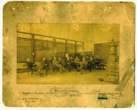 Men at Charleston Cotton Exchange (G.M. Pollitzer front right)