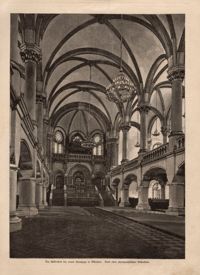 Der Hallenbau der neuen Synagoge in München