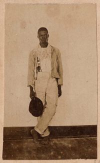 Portrait of unidentified black man, perhaps Benjamin Lawrence