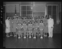 Capt. Reid and Nurses Aides (also known as Gray Ladies)