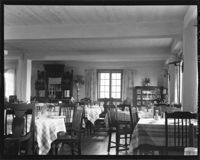 Dining room of the Gold Eagle Tavern