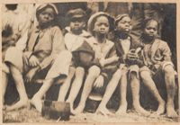 Group of unidentified African American children