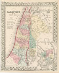 A new map of Palestine or the Holy Land