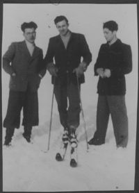 Pincus skiing instruction 1946
