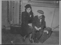 Renee and Michael arriving in New York 1947
