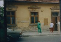 Pincus Kolender's childhood home in Bochnia, Poland 1993