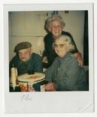 Mr. and Mrs. Hertaux with Germaine Ajzensztark, 1985
