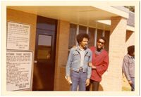 Photograph: Cleveland Sellers and Stokely Carmichael/Kwame Ture outside of the South Carolina Department of Corrections